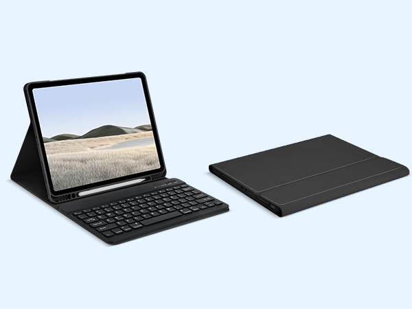 iPad Pro 12.9 inch 2022 Case with Keyboard Black 10