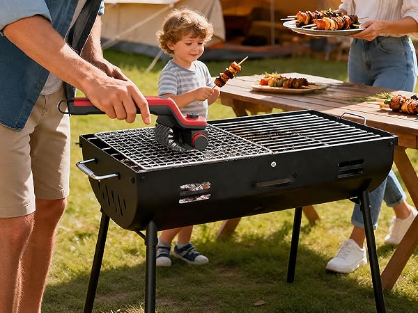 electric bbq brush automatic grill cleaning robot