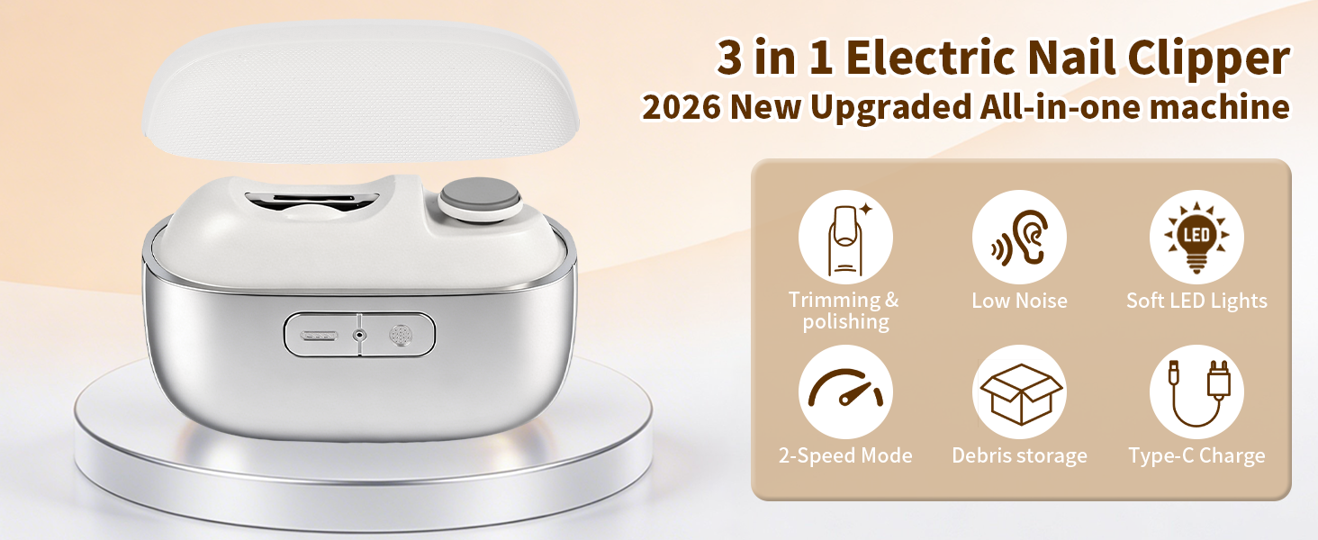 electric toe nail clipper for seniors