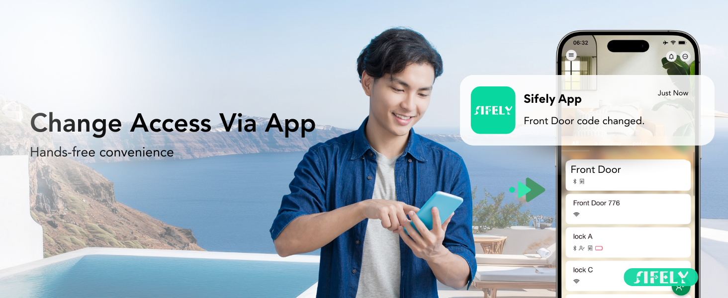 change access via app