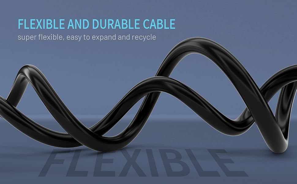 Black Extension Cords with Multiple Outlets2