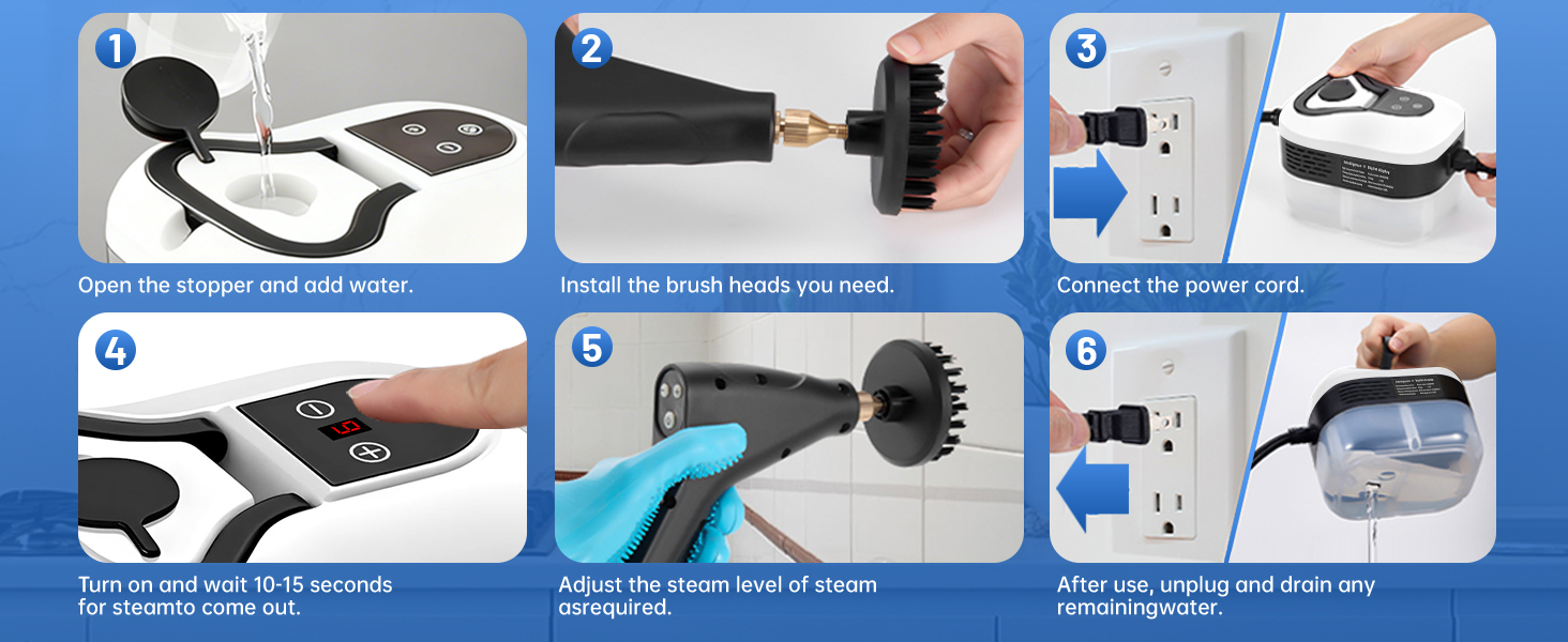Pressurized Handheld Steam Cleaner