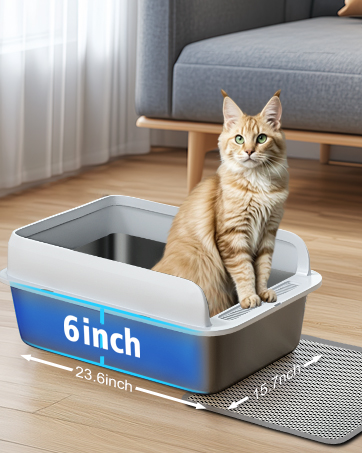 stainless steel litter box