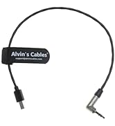 Alvin’s Cables Tentacle Timecode Cable for Sony FX3| FX30| A7S3| A1 Camera 3.5mm TRS to Micro USB...