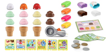 LeapFrog; Scoop &amp; Learn Ice Cream Cart Deluxe; 2+ years; 50+ pieces