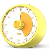 Conchstar Visual Timer 60-Minute, Kids Timer for Homeschool Desk, Time Management Tools with Sile...