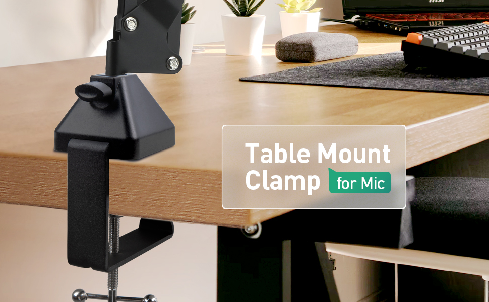 boom arm desk mount clamp table mount clamp boom arm clamp c clamp mount