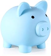 Piggy Bank, Unbreakable Plastic Money Bank, Coin Bank for Girls and Boys, Medium Size Piggy Banks...