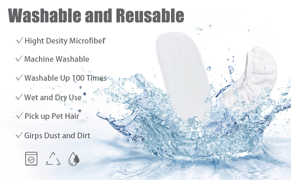 washable and reusable