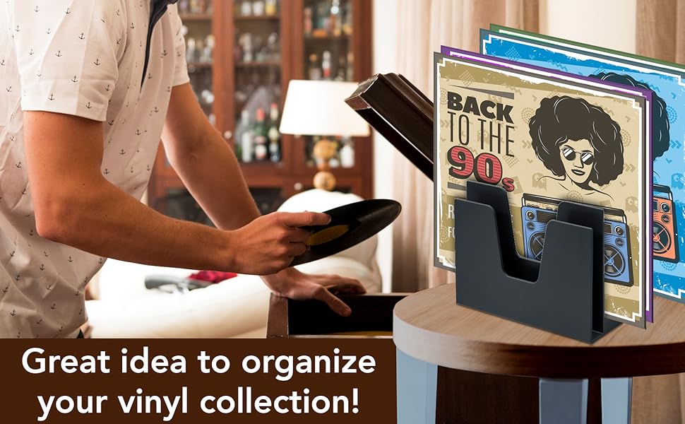 Great idea for organizer your vinyl collection