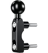 BRCOVAN Aluminum Alloy Mount Base with 1'' TPU Ball for Motorcycle Brake/Clutch Reservoir Compati...