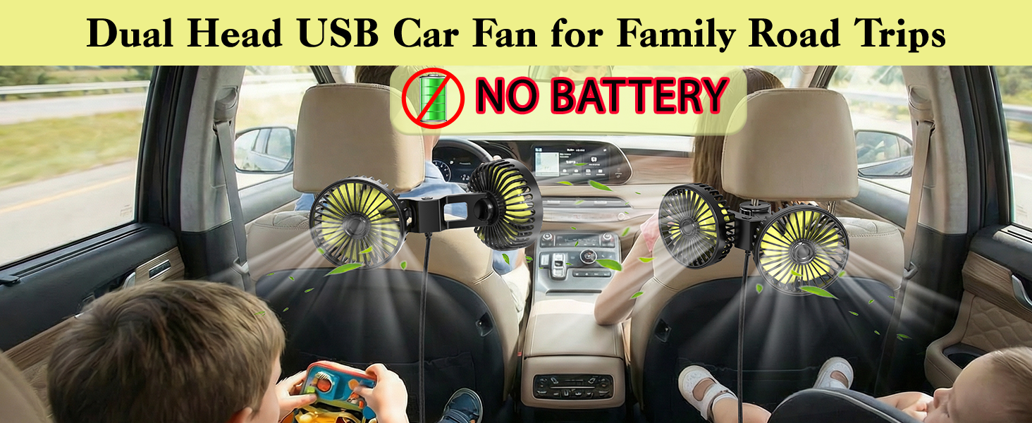 back seat fan