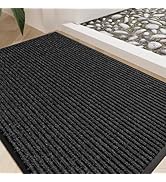 EZ2LIVE Front Door Mat 35"x23", Heavy Duty Low Profile Door Mat Indoor Entrance, Non-Slip Welcome...