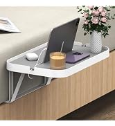 KIWIFOTOS Bedside Shelf for Box Spring Bed/Plate Bed/Platform Bed Removable Bedside Tray Bedside ...