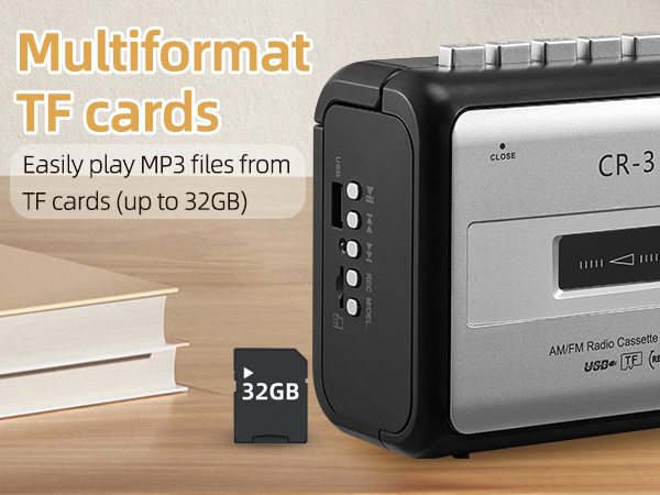  Portable Cassette Player Boombox