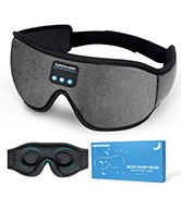 Sleep Headphones, 3D Bluetooth Sleep Mask, LIGHTIMETUNNEL Washable Sleeping Headphones with Ultra...