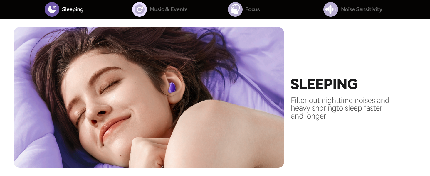Toapex Q8 Earplugs Noise Cancelling Ear Plugs
