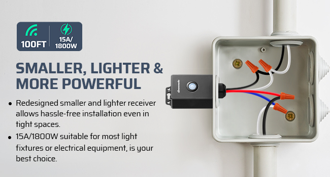 outdoor wireless light switch
