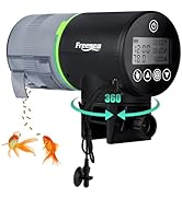 FREESEA Aquarium Automatic Fish Feeder: Programmable Auto Fish Food Dispenser - Smart Fish Tank V...