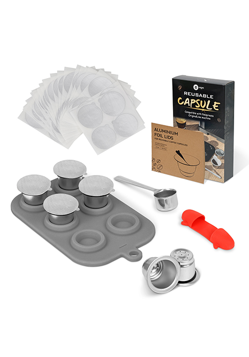 nespresso original reusable pods capsulas cafe refillable coffee stainless steel capsule pod reuse