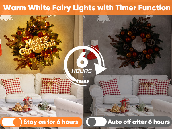 Christmas Fairy Lights Halloween Fairy Lights Holiday Décor Lights Thanksgiving String Lights