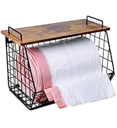 Extra Large Trash Bag Holder Under Sink, Wall Mounted Garbage Bag Dispenser Roll Holder for 13/33...