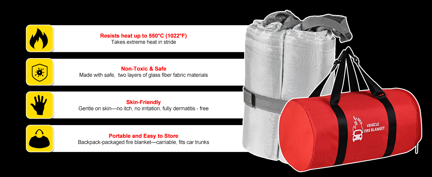 emergency fire blanket