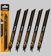 Metal Wood Demolition Reciprocating Saw Blades 9 Inch 8+10TPI Sawzall Blades