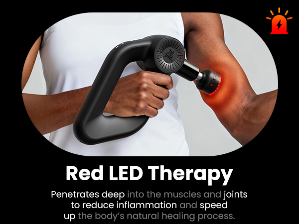 Massage Gun with Infrared Light