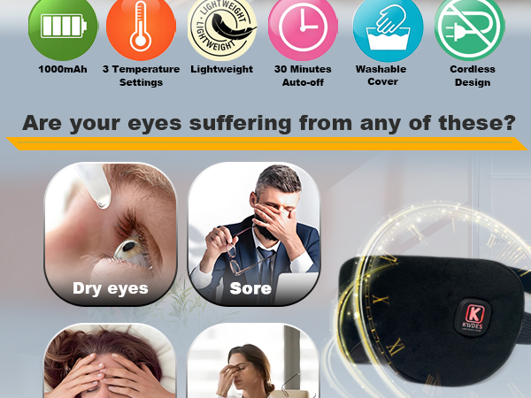 cordless Heated Eye Mask