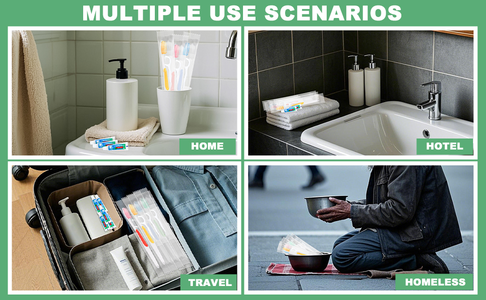 Office toothbrush floss kits