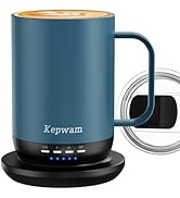 Kepwam Self Heating Coffee Mug T1-16oz Fast Heating &amp; Ultra Long-Lasting Battery Life, Heated Cof...