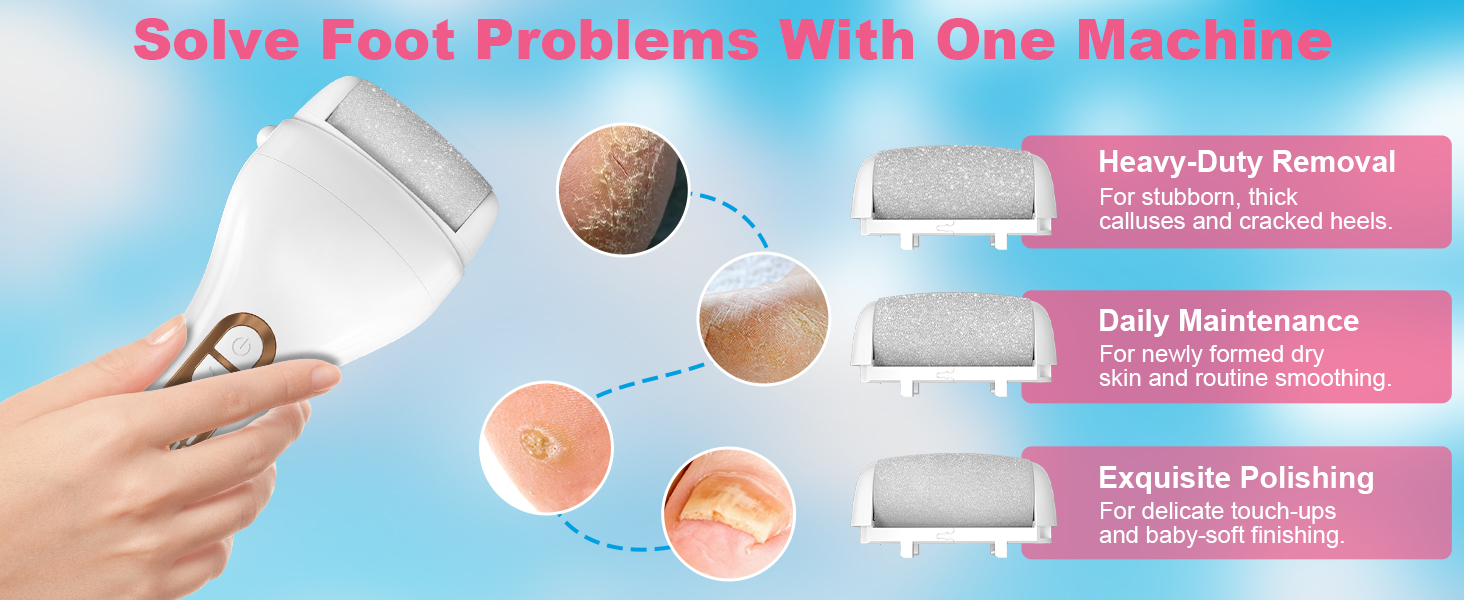 Use it to help you deal with various skin problems on your feet.