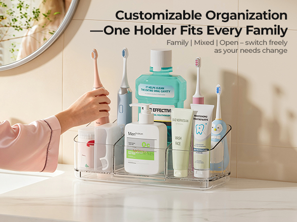 toothbrush holder for bathroom