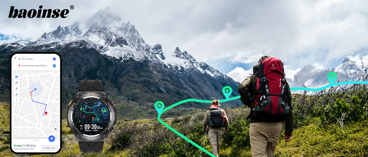 Military Smart Watch with GPS