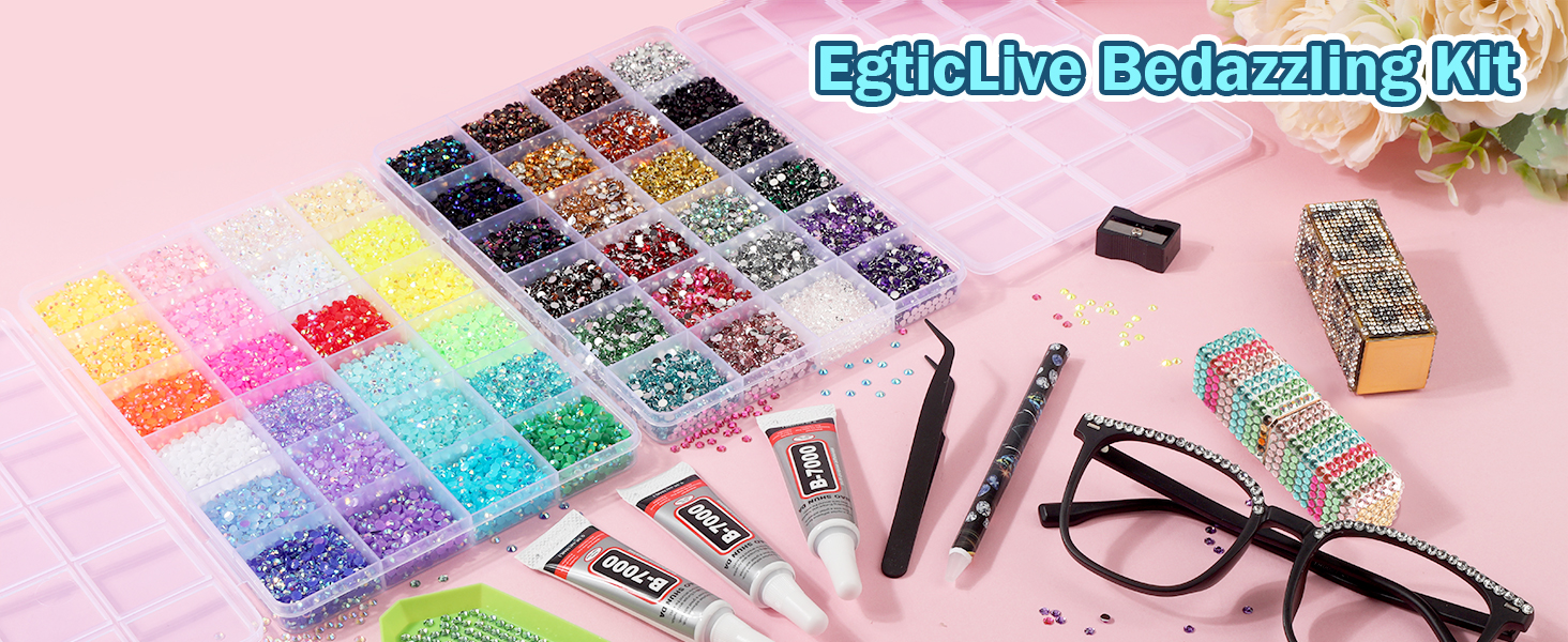 48 colors bedazzling kit for crafts