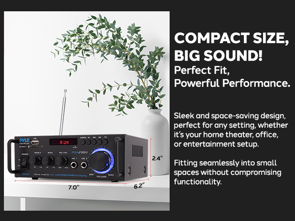 home stereo system components amplifier amp audio receiver bluetooth amplificador canales