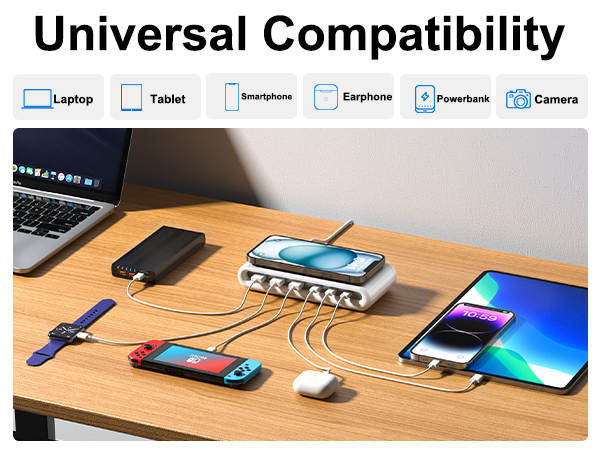 universal compatibilty, compatible with latop tablet smartphone and more