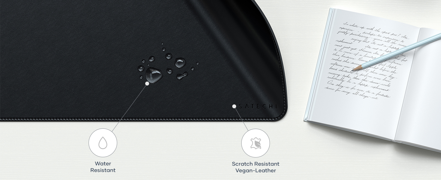 Vegan-Leather Premium Desk Mat