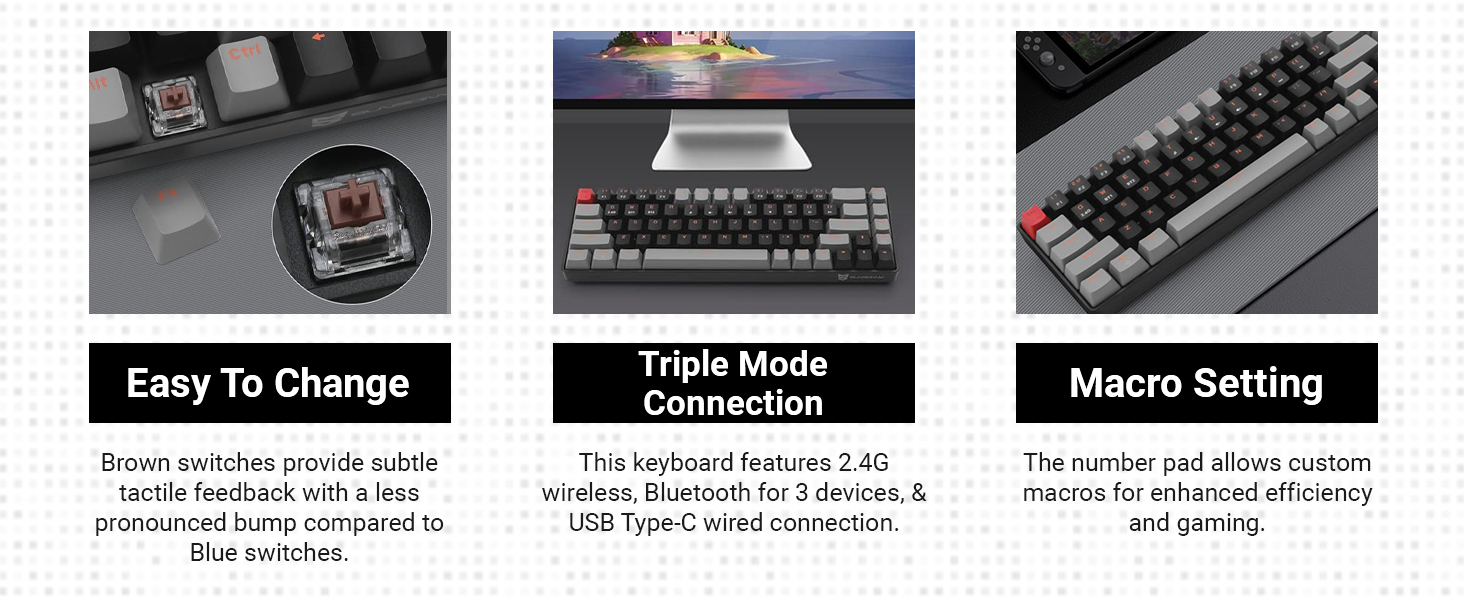 keyboard bluetooth case mechanical keyboard combo wireless mechanical keyboards large key 