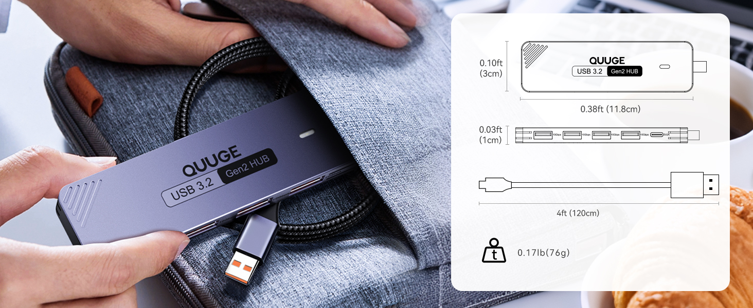 Technical product diagram showing detailed measurements and specifications for what appears to be a hardware or device component.