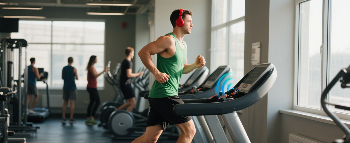 Bluetooth transmitter for gym