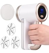 iRUNTEK Rechargeable Fabric Shaver, Electric Commercial Lint Remover with LED Display &amp; Big Trash...