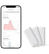 SwitchBot IP65 Indoor Outdoor Hygrometer Thermometer Wireless 3Packs, 394ft Bluetooth Range, Refr...