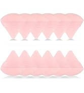 12Pcs of Triangular Powder Puff Makeup Sponges, Made of Super-soft Velvet, Designed for Contourin...