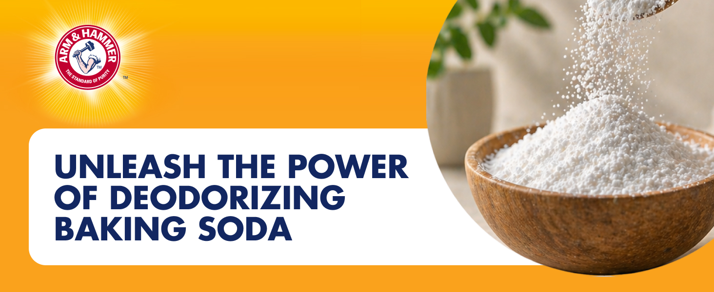 Unleash the power of deodorizing baking soda