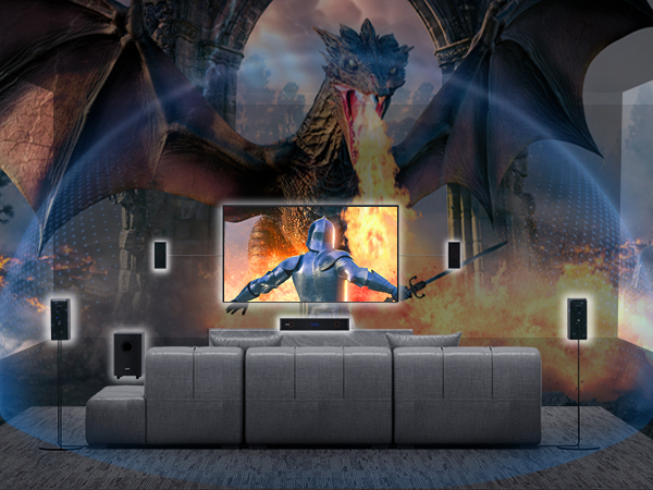 TV soundbar, enjoy cinema-like surround sound at home