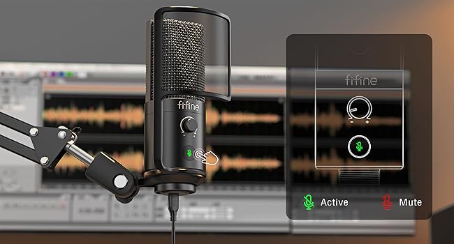 usb microphone tap to mute