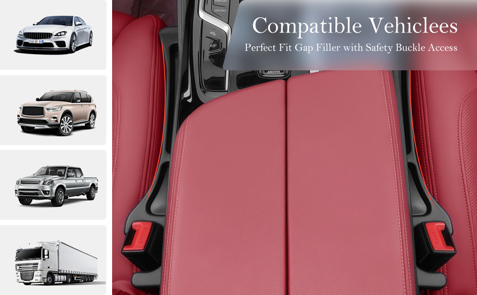 seat gap filler for car