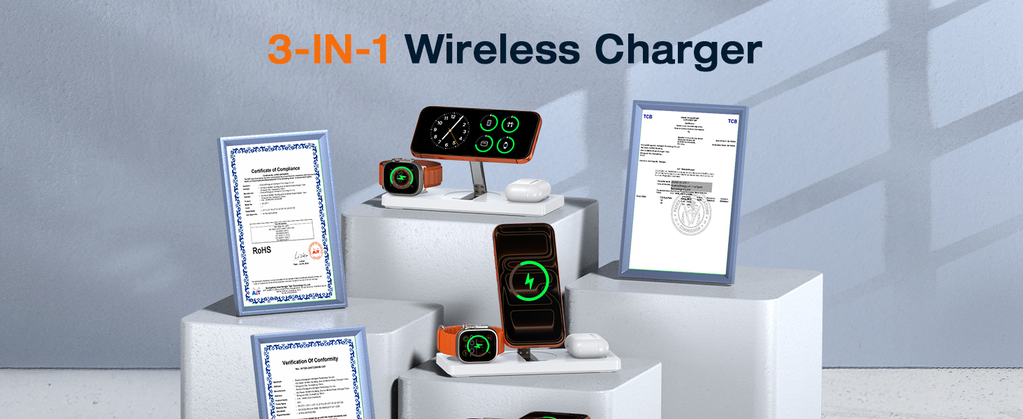 3-IN-1 Wireless Charger